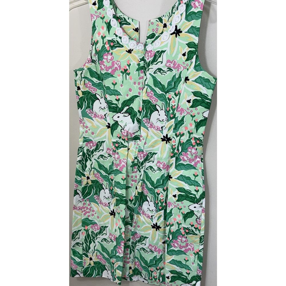 Crown & Ivy Tropical Floral Shift Dress Preppy Coastal Resort Palm Beach Sz 6 - Picture 3 of 3